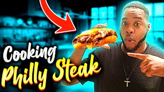 Philly Cheesesteak cooking [upl. by Sido]