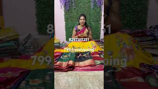 💕georgette kanchi boarder sarees collection yttrending ytviral ytshorts [upl. by Deste]