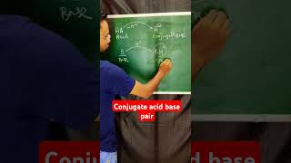 conjugateacid conjugatebase chemistry cbse class11  viralshorts viralvideo [upl. by Adlai]