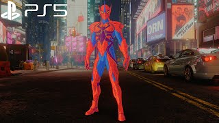 SpiderMan Remastered  ArachnidRider Suit Free Roam Gameplay Performance RT Mode [upl. by Dihahs788]