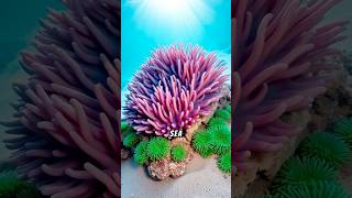 Sea Anemones Plants or Animals Unbelievable Secrets Inside 🌊😱 seaanemone oceanlife [upl. by Corwun]