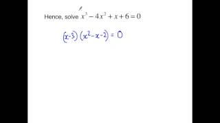 Level 2 Further Maths GCSE  Factor theorem [upl. by Moia]