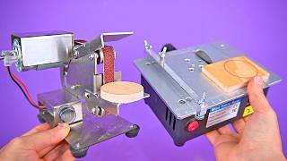 Amazing Mini Hobby Table Saw and Mini Belt Sander for DIY Projects [upl. by Narual]