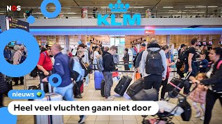 Onduidelijkheid over vakantievluchten vanaf Schiphol [upl. by Dyrraj]