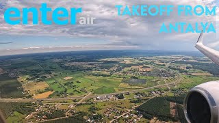 Landing in Bydgoszcz  Enter Air  Boeing 737800 4K60 [upl. by Pudens734]