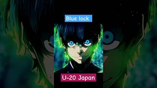 Blue lock vs u20 Japan begins⚽🔥 blue lock season 2 edit football anime edits viralshorts [upl. by Mcleroy680]