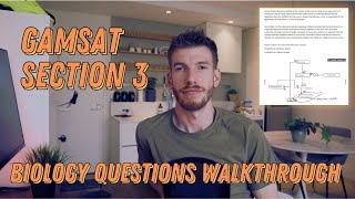 GAMSAT Biology Sample Questions Walkthrough  Section 3  Improve Your Score [upl. by Sorensen]