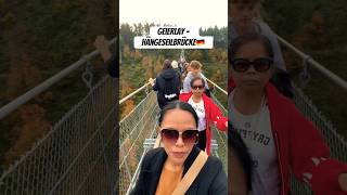 Geierlay Hängeseilbrücke herbst short shortsvideo fyp [upl. by Atteuqahc22]