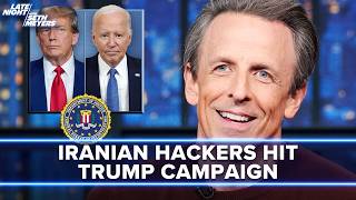 Iranian Hackers Sent Stolen Trump Campaign Information to Biden [upl. by Jourdan]