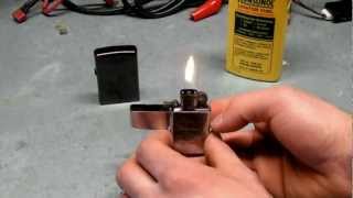 How to Fill a Zippo Lighter [upl. by Harmonie3]