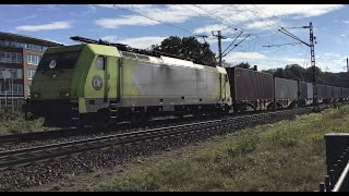 186 1175 Crossrail with Container Train at Venlo the Netherlands 🇳🇱 October 62024 👍👍👍👍👍🚂Railfan🎥 [upl. by Lalad]