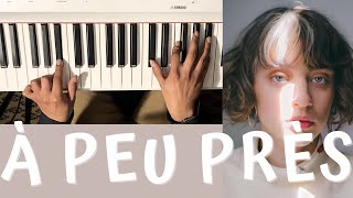 COMMENT JOUER À PEU PRÈS  POMME  Piano tutorial [upl. by Gulgee967]