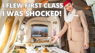 Emirates first class the ultimate travel experience  BangkokHong Kong Cheapest ticket 700 [upl. by Ainiger]