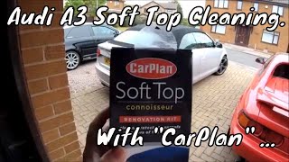 Audi A3 Cabriolet Fabric Roof Cleaning [upl. by Moitoso87]