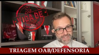 TRIAGEM DA OAB DEFENSORIA [upl. by Nosa]