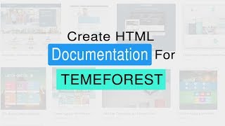 How to Create HTML Documentation File for Themeforest  Bangla [upl. by Romeyn]