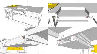 Miter Saw Flip Top Workbench [upl. by Shandra]