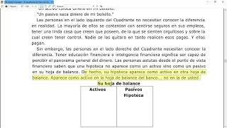 16 El Cuadrante del Flujo del Dinero Robert Kiyosaki [upl. by Harlow]