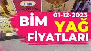 BİM MARKET AYÇİÇEK YAĞ FİYATLARI 5 LİTRE AYÇİÇEK YAĞ NE KADAR 01122023 [upl. by Sinned]