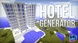 Minecraft Hotel Generator in only one command [upl. by Zehc770]