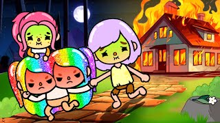 Family Saved By Conjoined Twins  Toca Life Story  Toca Boca [upl. by Ahsiener338]