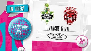 PLAYDOWNS LFB 2024  SaintAmand  Roche Vendée  J4 [upl. by Uamak]