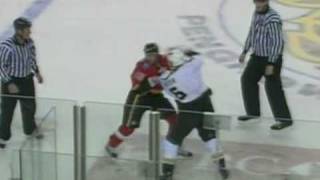 Nathan McIver vs Eric Nystrom Dec 23 2008 [upl. by Stella]