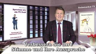 Wie kann ich meine Aussprache verbessern  Sprechertraining  MP3Lehrgang [upl. by Nauqan127]