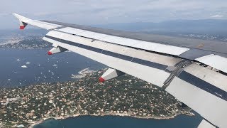 STUNNING APPROACH  British Airways A320 Landing at Nice Côte dAzur Airport [upl. by Euqinim]