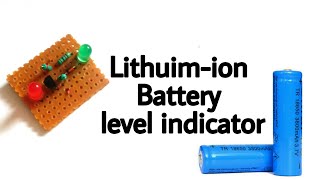 LION Battery charge indicator using one transistor [upl. by Silden639]