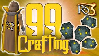 RuneScape 3 Leveling 99 Crafting  My 11th Skillcape  House Party with Emote HD [upl. by Romeo]