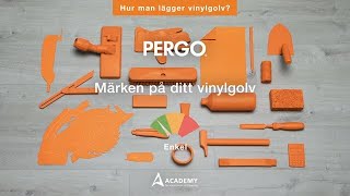 Hur tar man bort märken från ett vinylgolv  Pergotutorial [upl. by Shamrao]