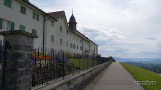 4K Kloster Berg Sion Gommiswald SWITZERLAND 雲と自然 [upl. by Merwyn]