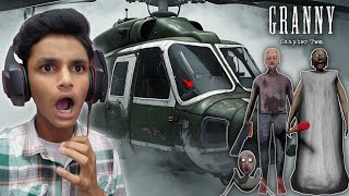 Helicopter Escape From Granny House  Granny Chapter 2 Gameplay 13 [upl. by Nauqal683]