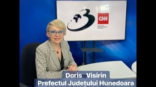 Ora Exactă la Antena 3 Deva invitat Doris Visirin prefect județul Hunedoara 02092024 [upl. by Parsifal]