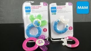 Bite and Brush amp Cooler Teether from MAM [upl. by Adnalram668]