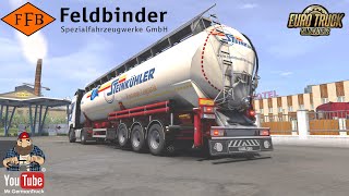 ETS2 v139 Feldbinder KIP Trailer pack v14 Best Class Trailer [upl. by Inar]