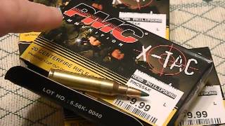 PMC Xtac 556 Nato 62 Grain Green Tip Ammo review [upl. by Solitta864]