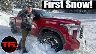 Is The New 2022 Toyota Tundra a Great Snow Truck [upl. by Lewes314]