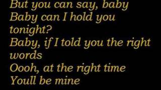 baby can i hold you tonight lyrics [upl. by Rramahs]