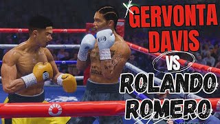 Gervonta Davis vs Rolando Romero 2 FULL FIGHT March 29 2025 Simulation [upl. by Parrnell]