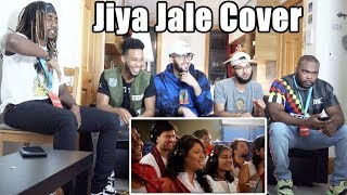 A R Rahman quotJiya Jalequot Dil Se Berklee Indian Ensemble Cover Reaction [upl. by Nohshan]