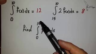 Integrals  Definite Integral التكامل المحدود [upl. by Ylrehs]