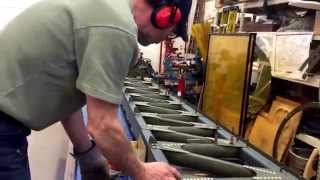 Riveting gussets to wing spar on B17 restoration [upl. by Phi]