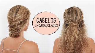 Cabelos Encaracolados  2 Penteados  Alice  Golden Locks [upl. by Zanas]