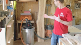 DIY Dust Separator Under 50  Woodworking [upl. by Einnek]