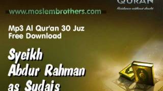 Mp3 Quran 30 juz Syeikh AbdurRahman asSudais [upl. by Lehcem]