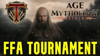 FFA Tournament OF THE GODS  Age of Mythology Retold  New Patch [upl. by Uahc]