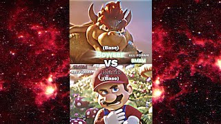 Mario Movie Vs Bowser Movie All Forms [upl. by Latreshia950]