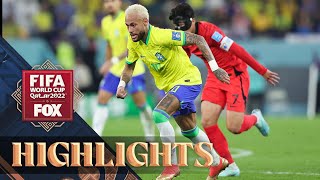 Brazil vs South Korea Highlights  2022 FIFA World Cup  Round of 16 [upl. by Ordnael304]